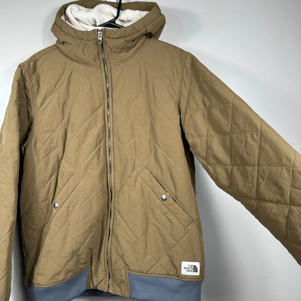 The North Face Men’s Cuchillo Insulated Full-Zip Hoodie Burnt Olive Green - XL